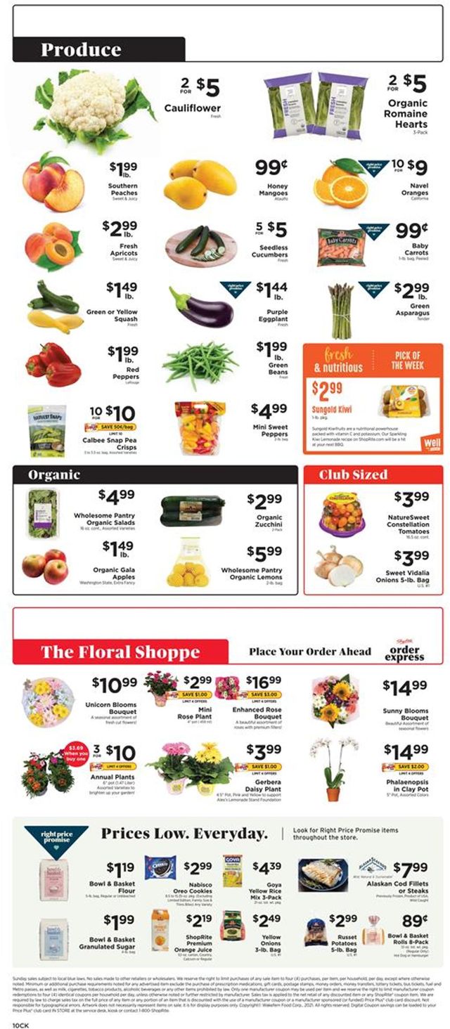ShopRite Ad from 05/30/2021