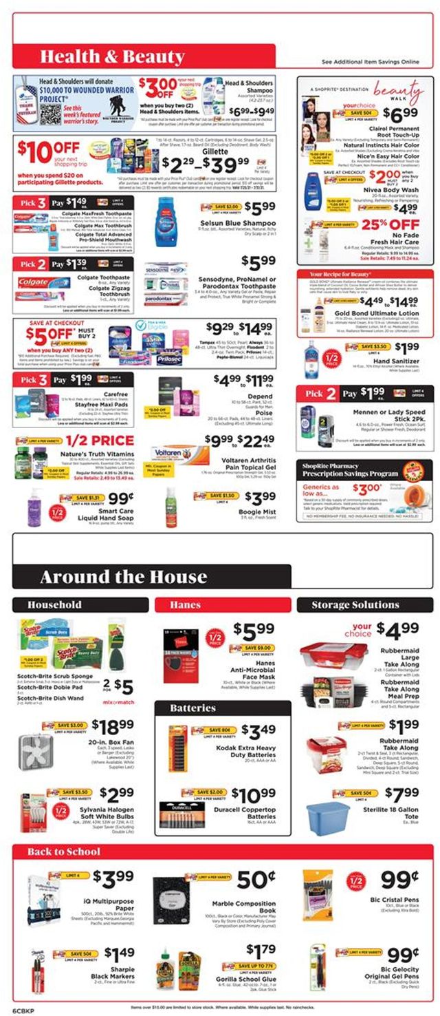 ShopRite Ad from 07/25/2021
