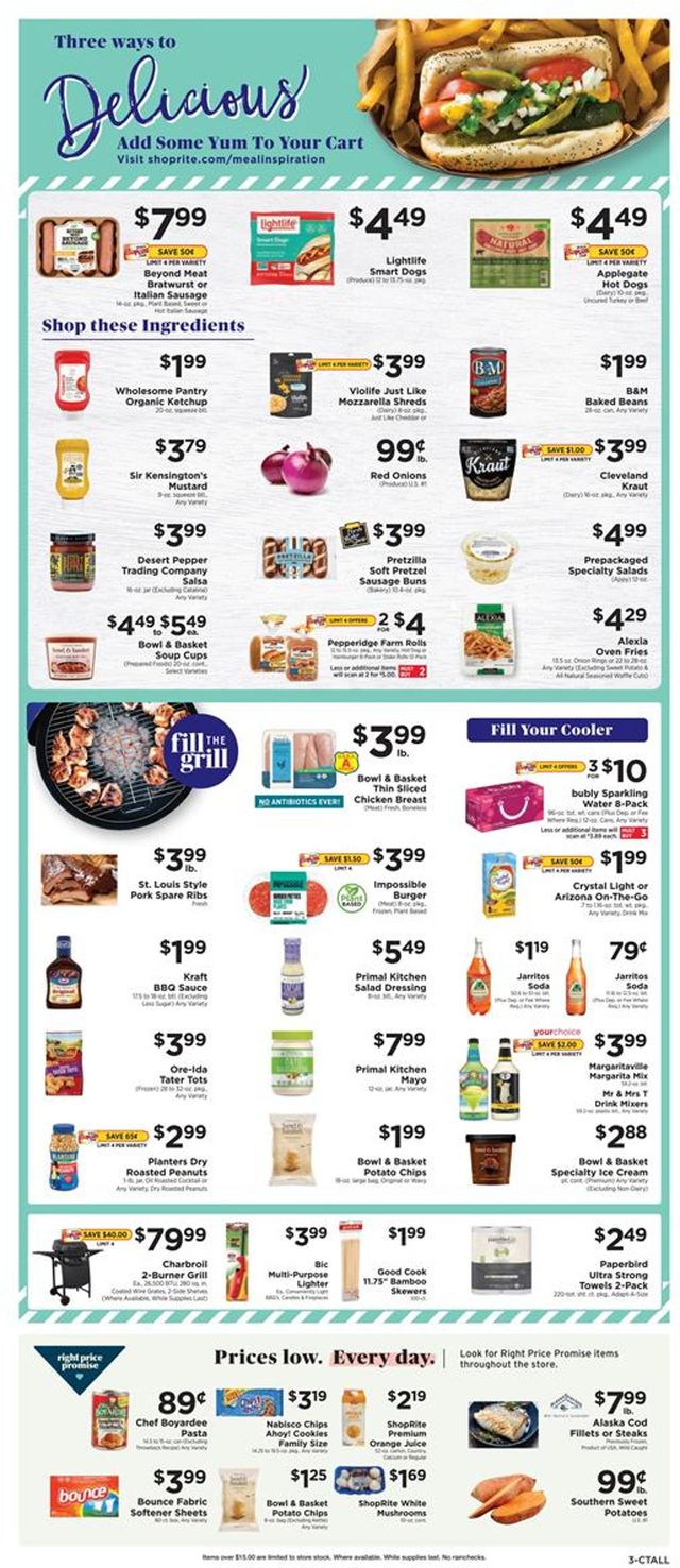 ShopRite Ad from 08/29/2021