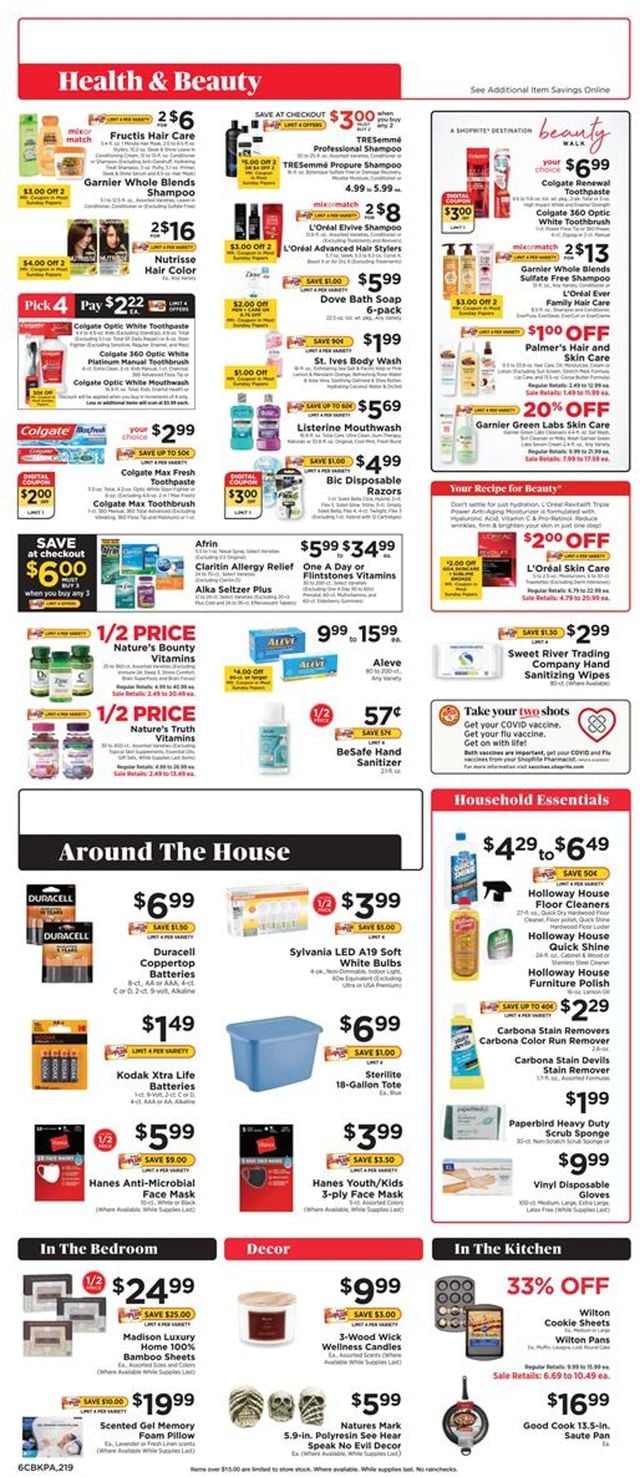 ShopRite Ad from 09/12/2021