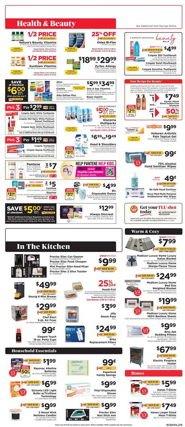 ShopRite Ad from 10/03/2021