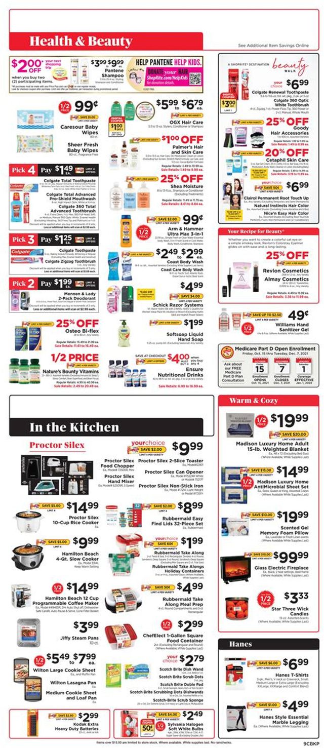 ShopRite Ad from 10/10/2021