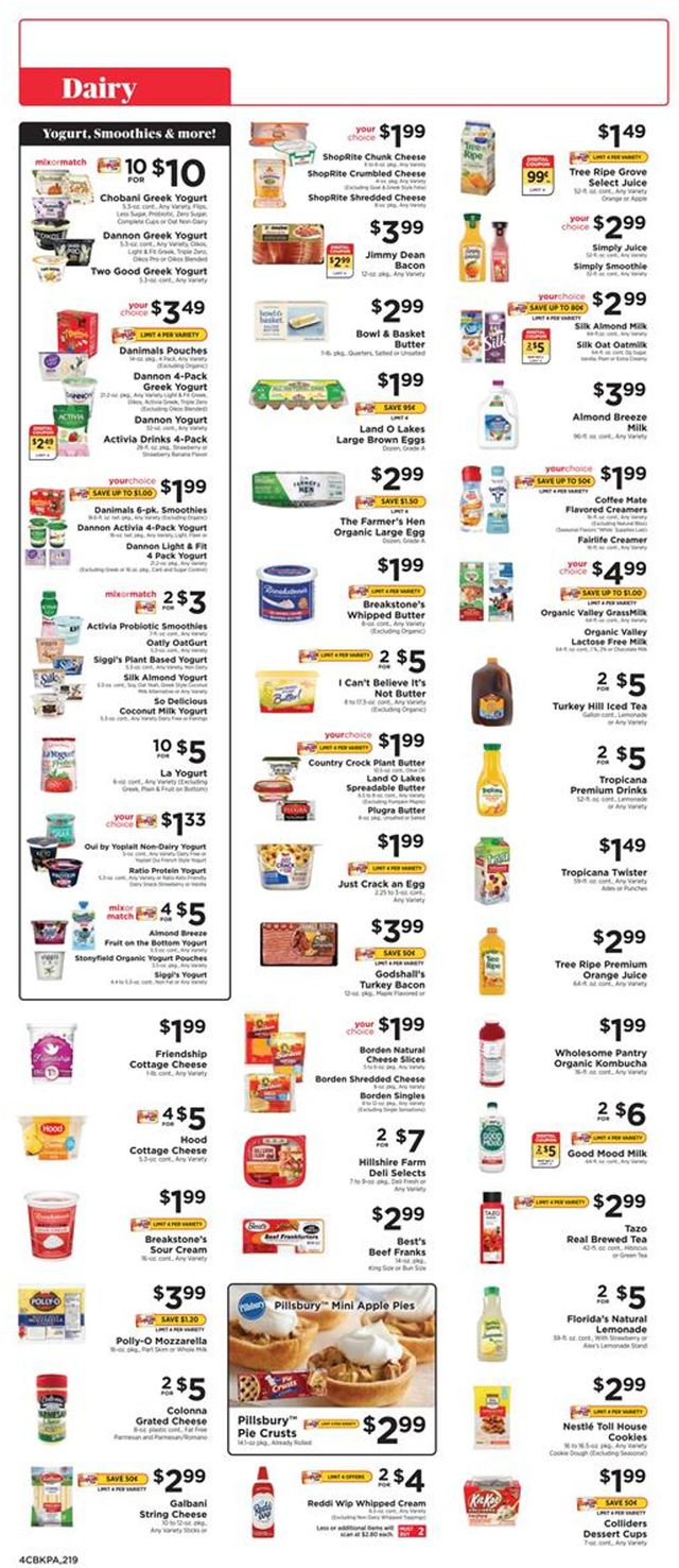 ShopRite Ad from 10/17/2021