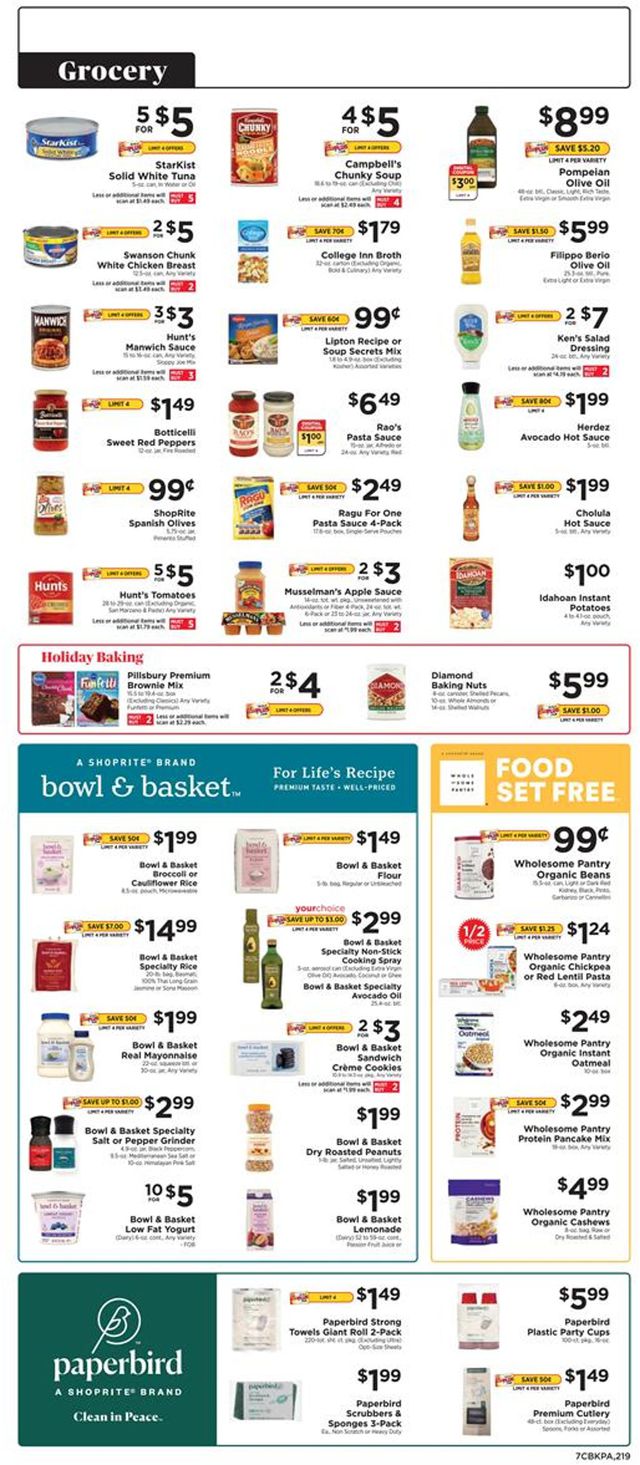 ShopRite Ad from 12/26/2021