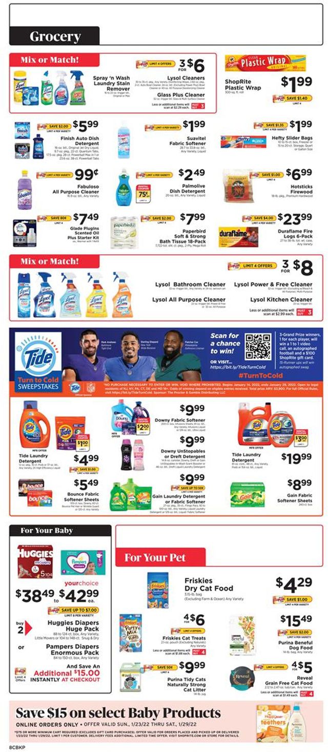 ShopRite Ad from 01/23/2022