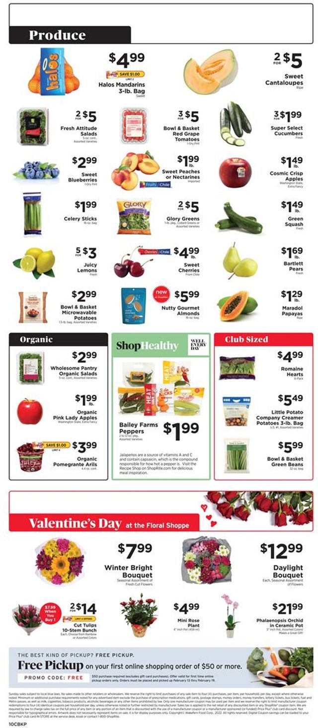 ShopRite Ad from 02/13/2022