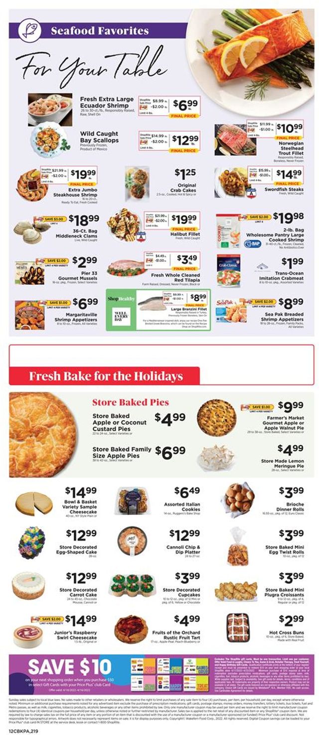 ShopRite Ad from 04/10/2022