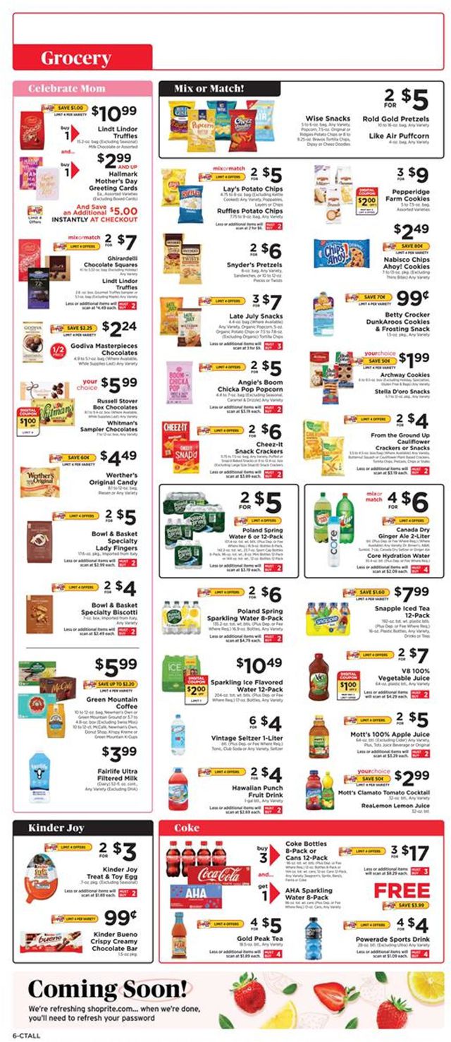 ShopRite Ad from 05/01/2022
