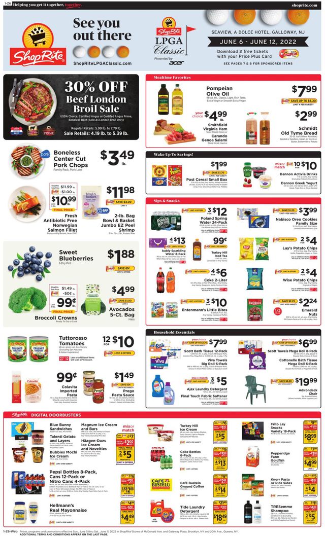ShopRite Ad from 06/06/2022