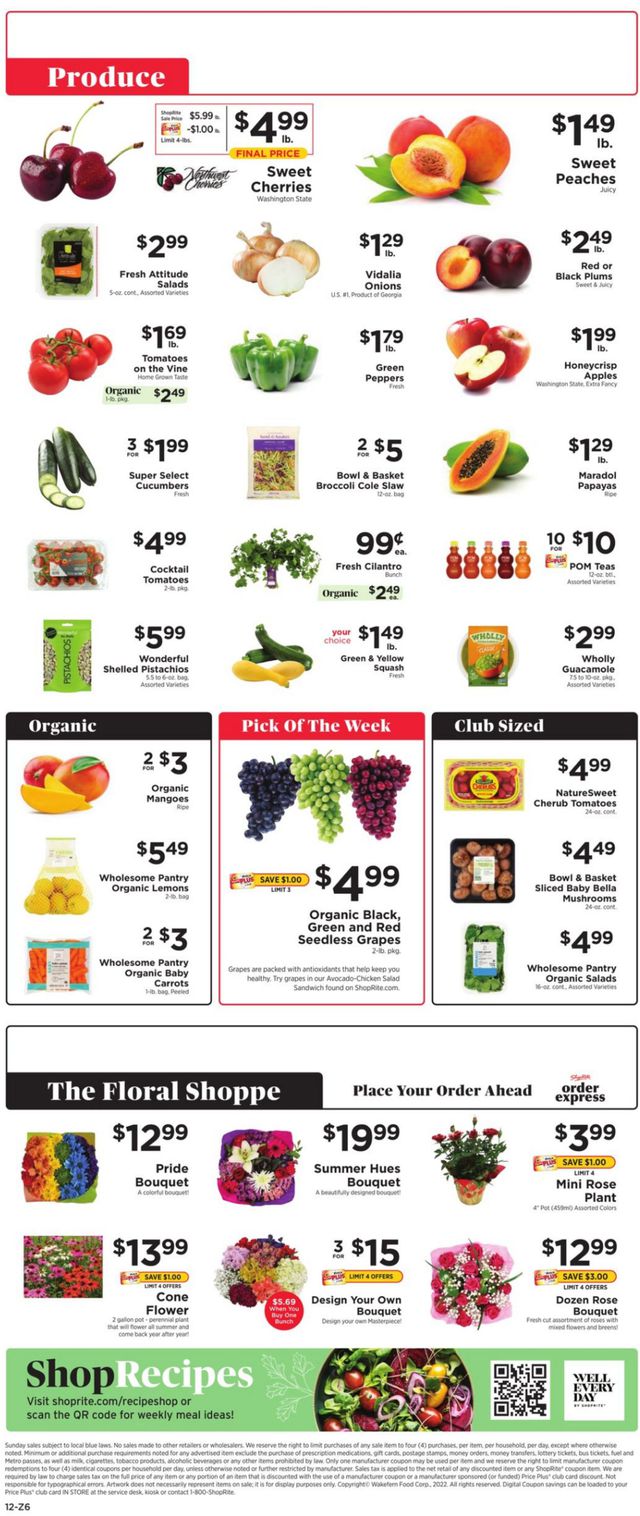 ShopRite Ad from 06/26/2022