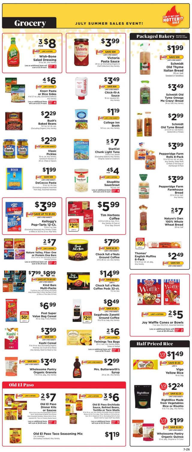 ShopRite Ad from 07/17/2022