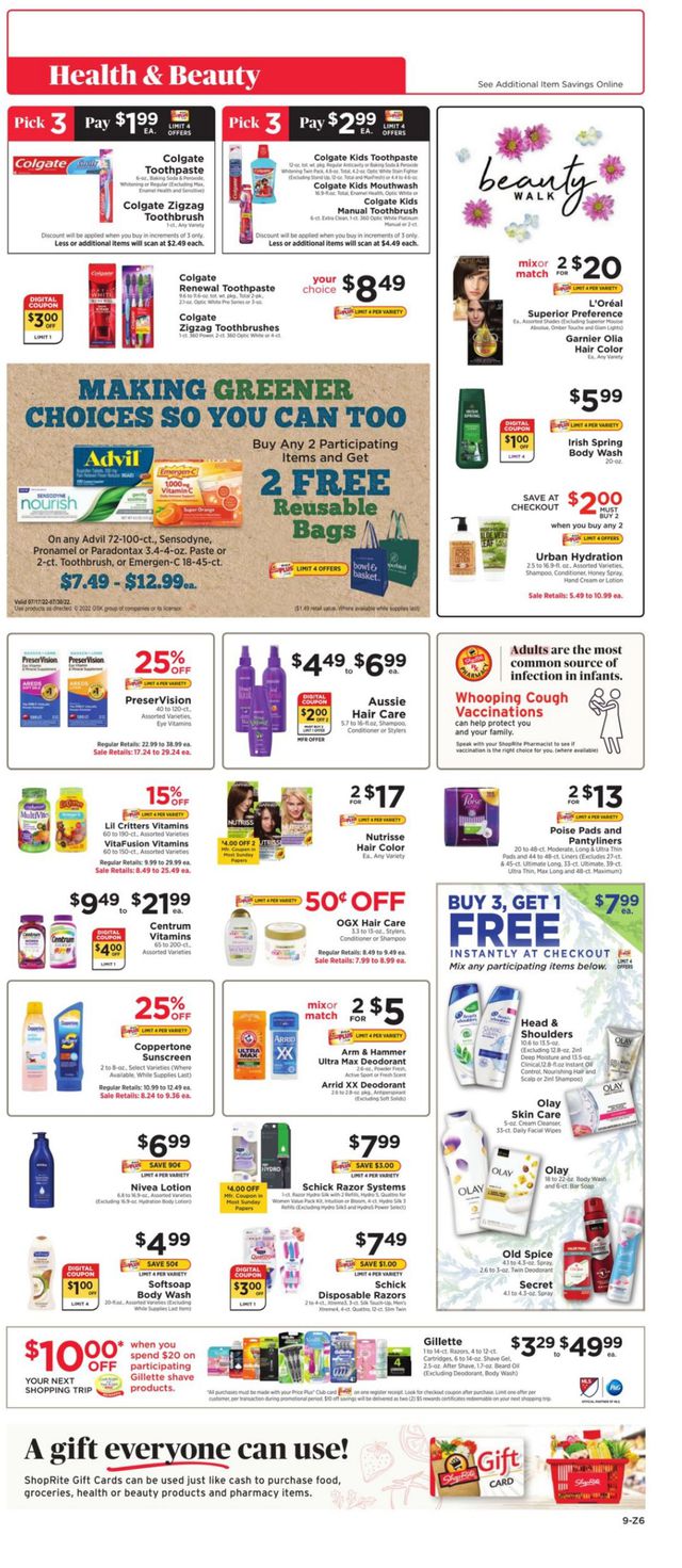 ShopRite Ad from 07/17/2022