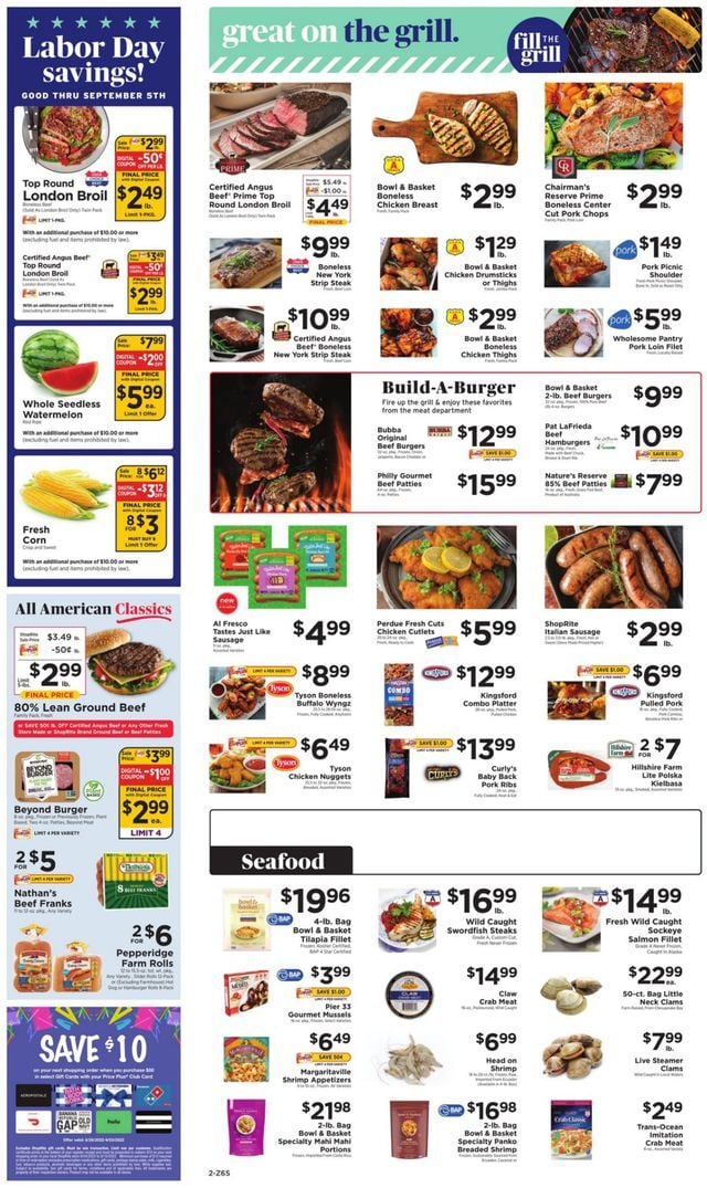 ShopRite Ad from 08/28/2022