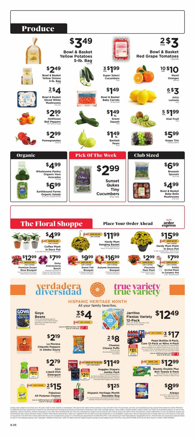 ShopRite Ad from 09/25/2022