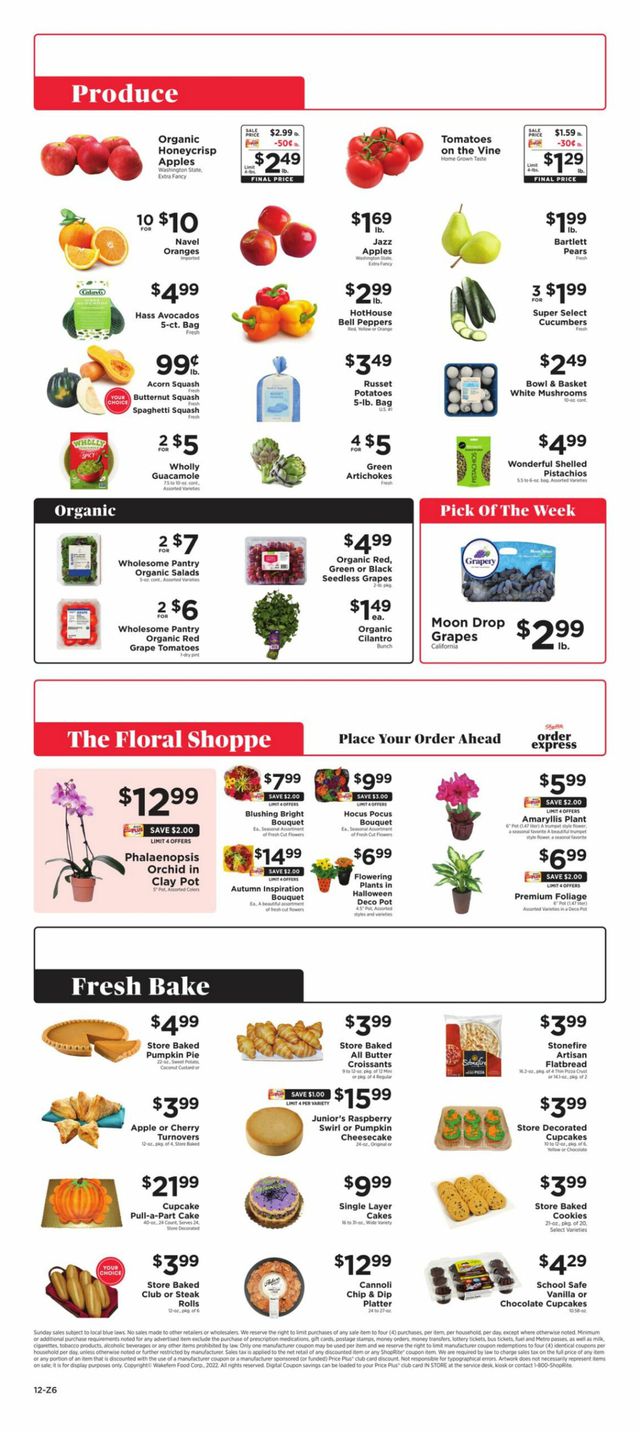 ShopRite Ad from 10/23/2022