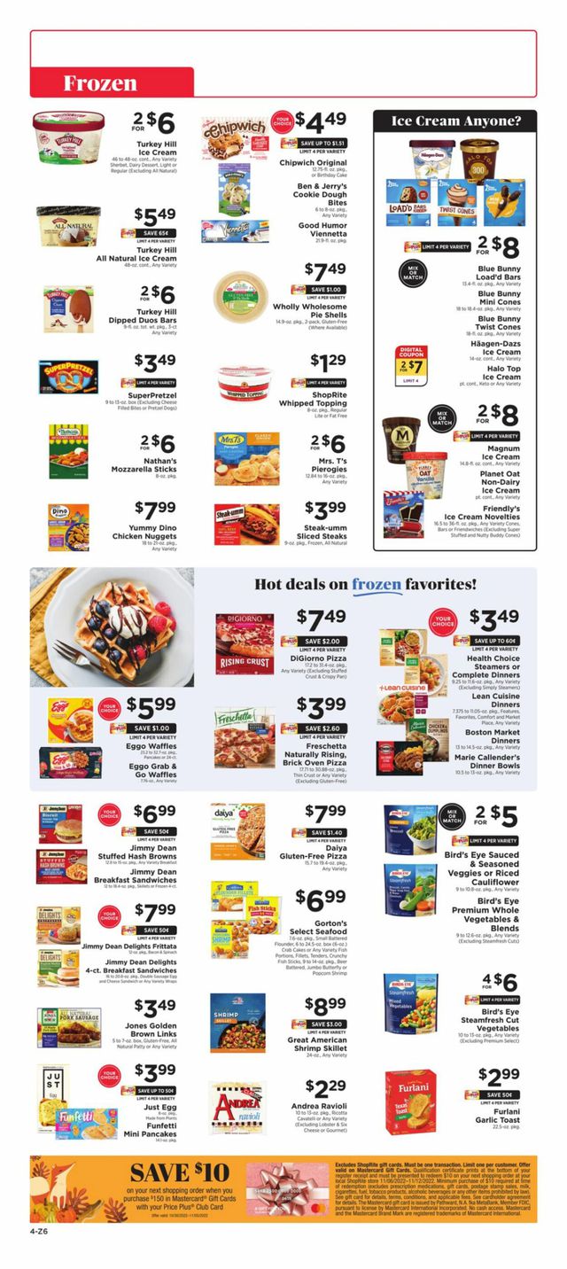 ShopRite Ad from 10/30/2022