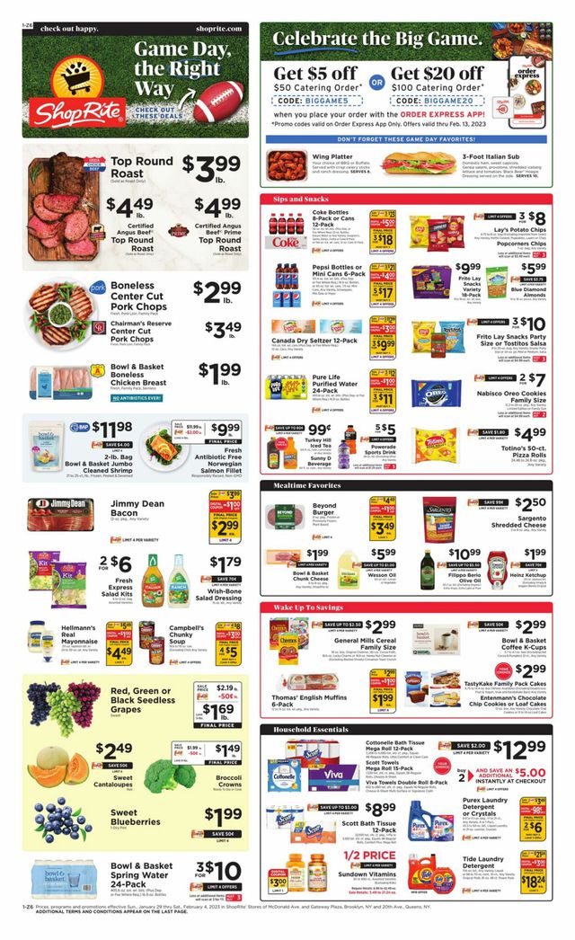 ShopRite Ad from 01/29/2023