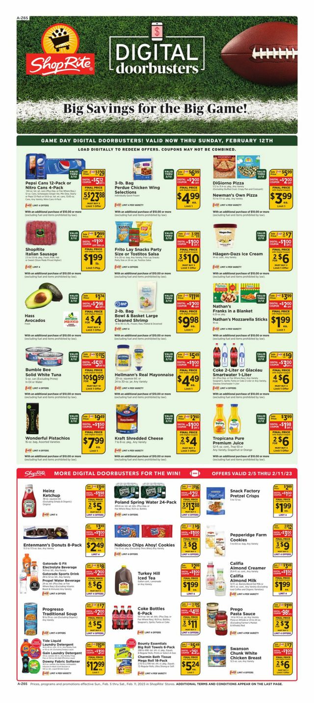 ShopRite Ad from 02/05/2023