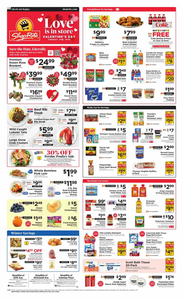 ShopRite Ad from 02/12/2023