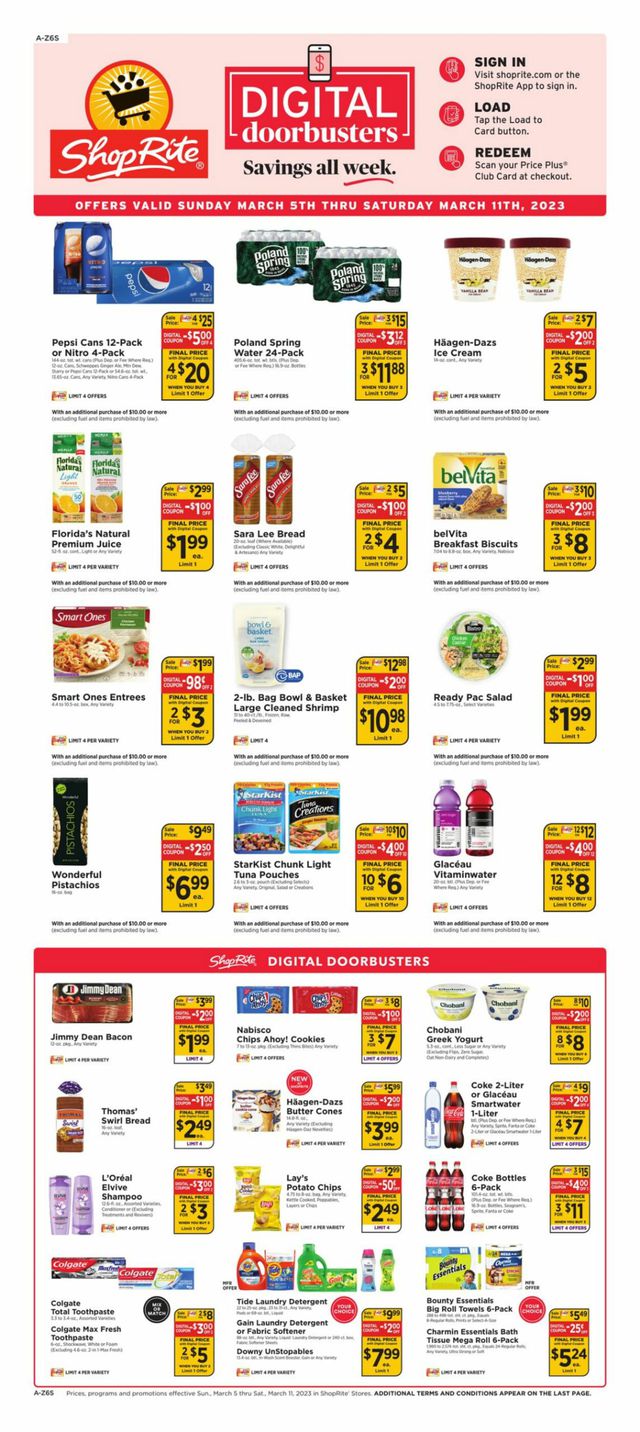 ShopRite Ad from 03/05/2023