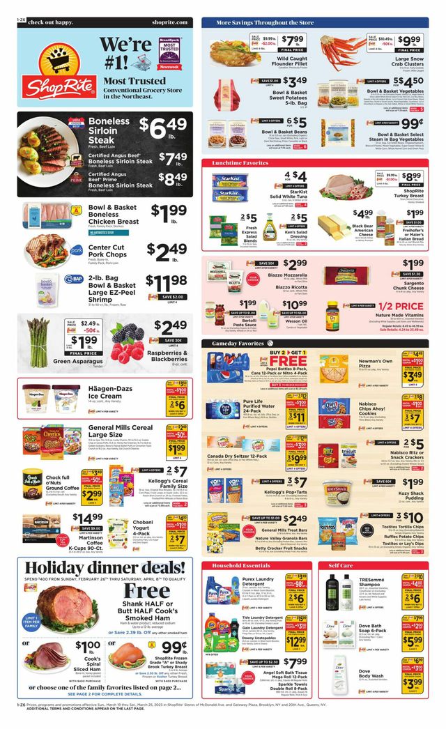 ShopRite Ad from 03/19/2023