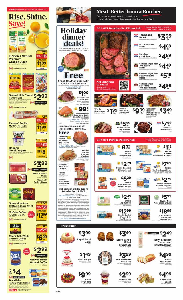ShopRite Ad from 03/26/2023
