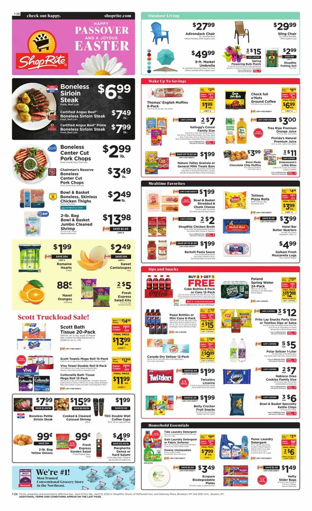 ShopRite Ad from 04/09/2023