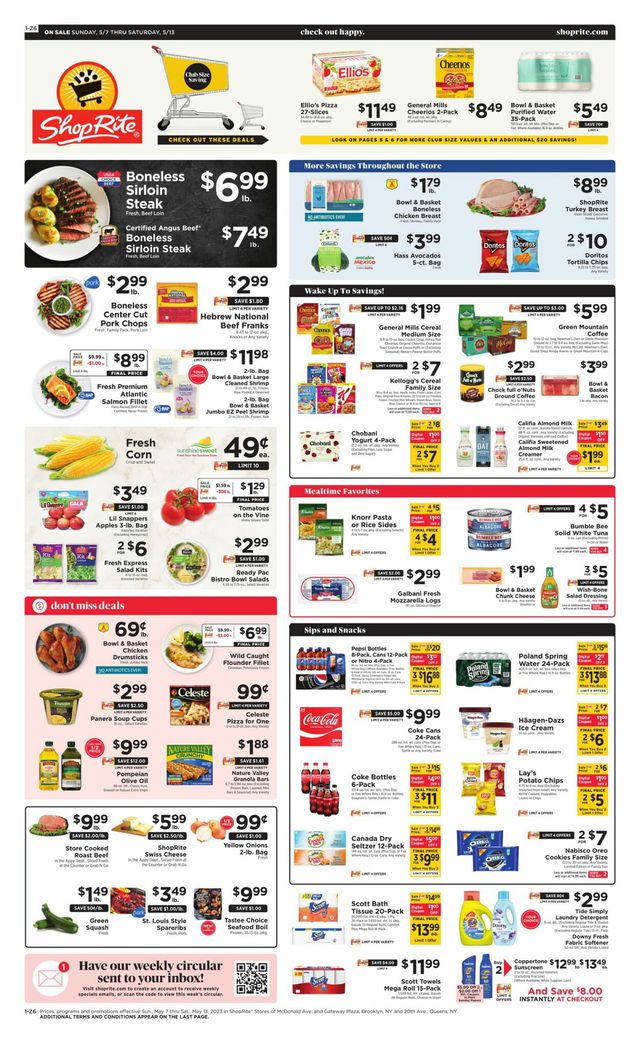 ShopRite Ad from 05/07/2023