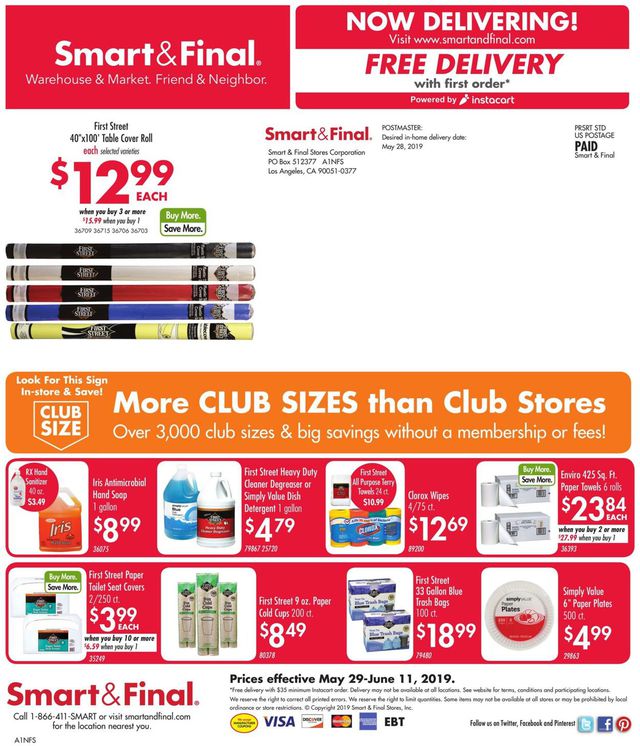 Smart and Final Ad from 05/29/2019