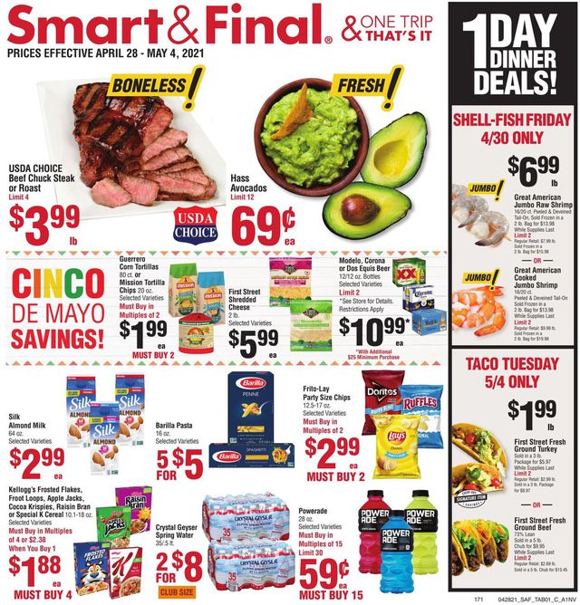 Smart and Final Ad from 04/28/2021