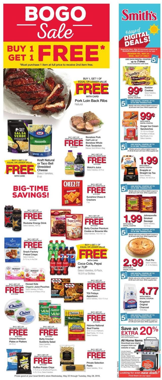 Smith's Ad from 05/22/2019