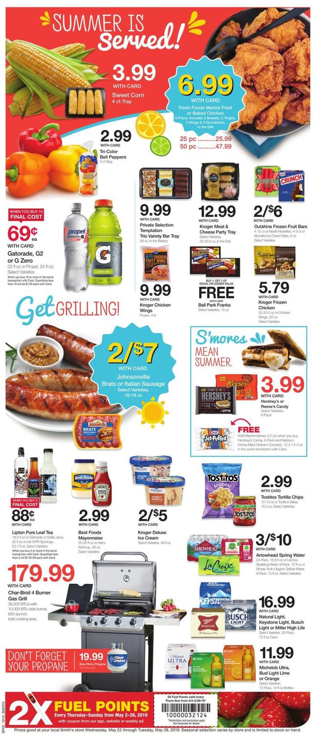 Smith's Ad from 05/22/2019