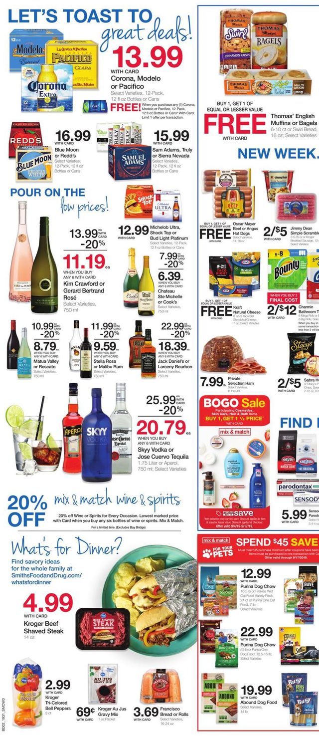 Smith's Ad from 09/04/2019