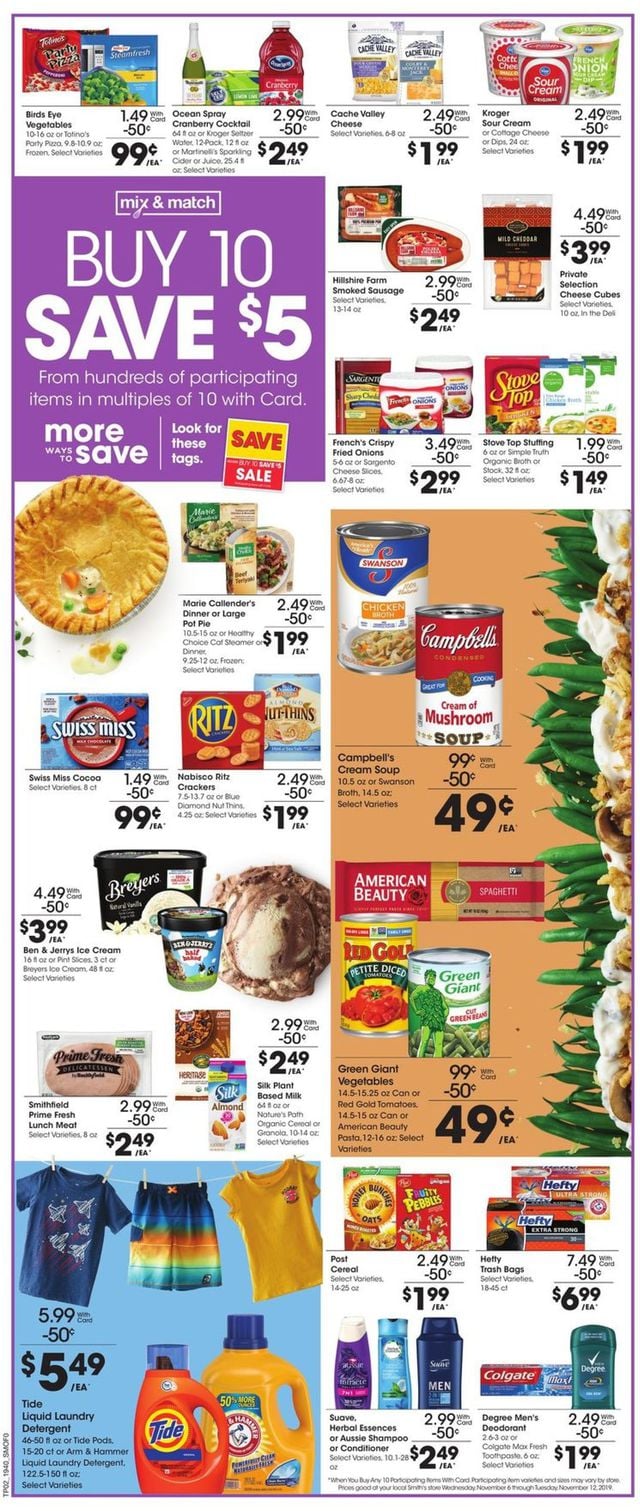 Smith's Ad from 11/06/2019