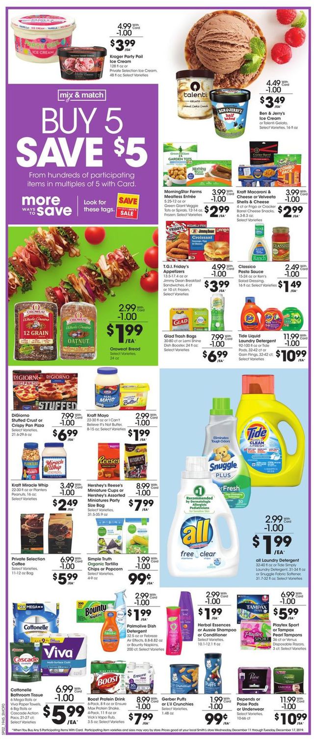 Smith's Ad from 12/11/2019