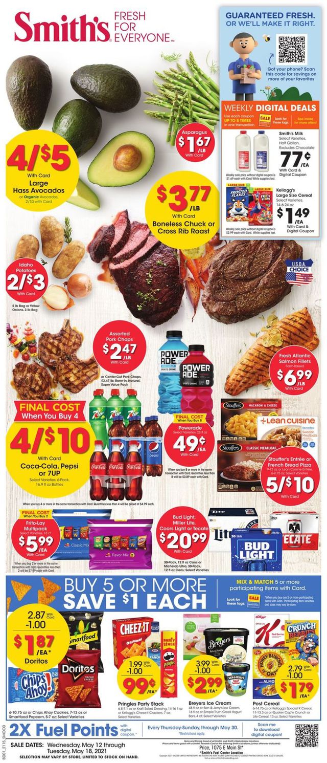 Smith's Ad from 05/12/2021