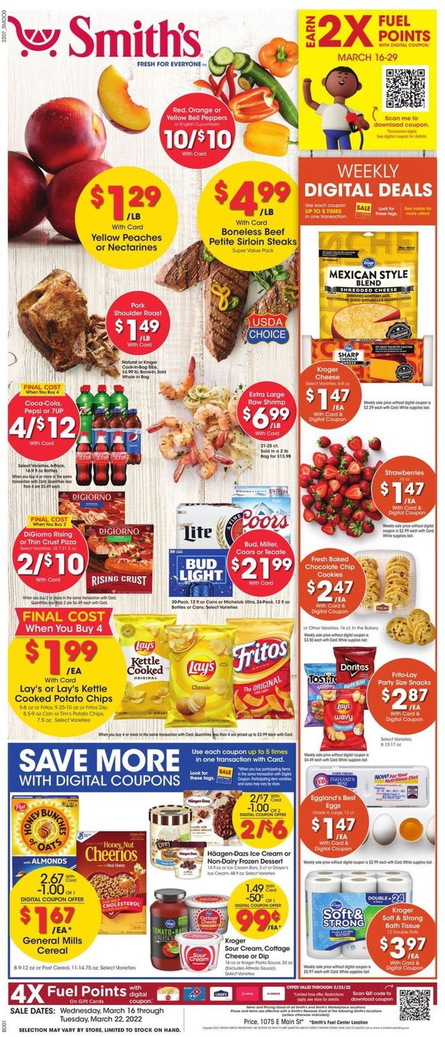 Smith's Ad from 03/16/2022