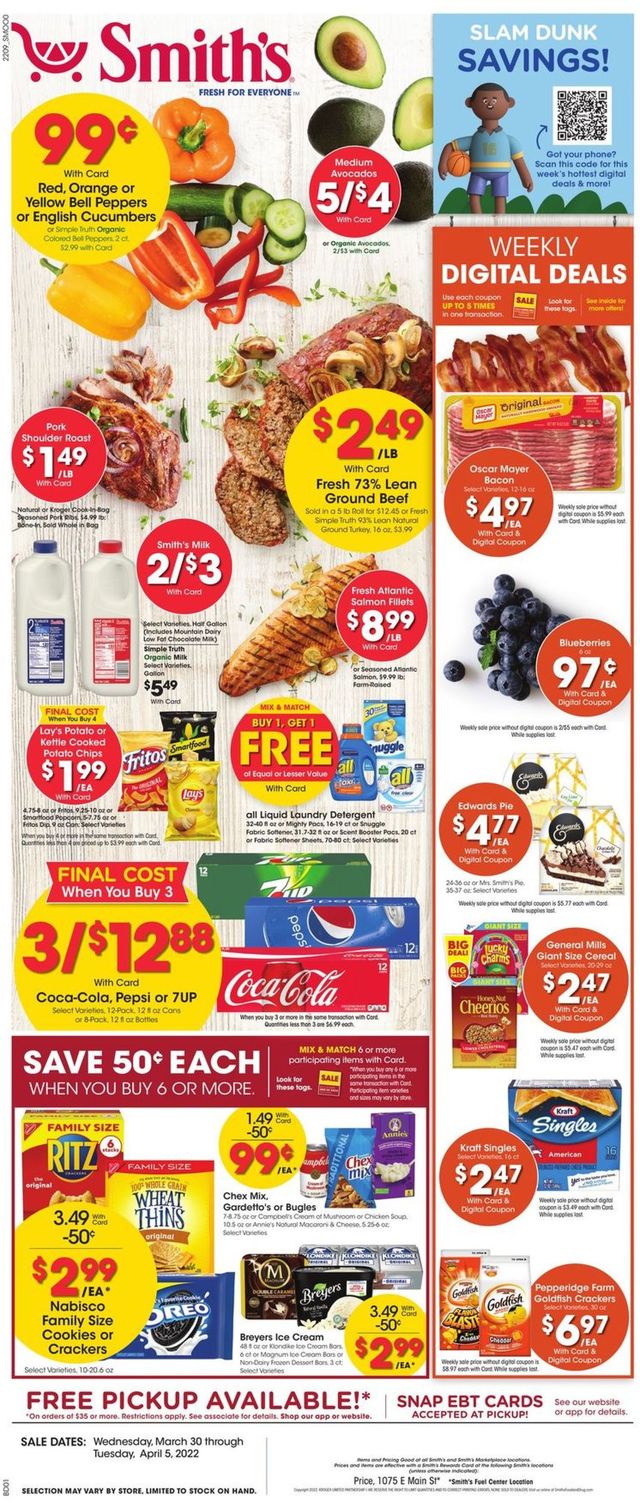Smith's Ad from 03/30/2022