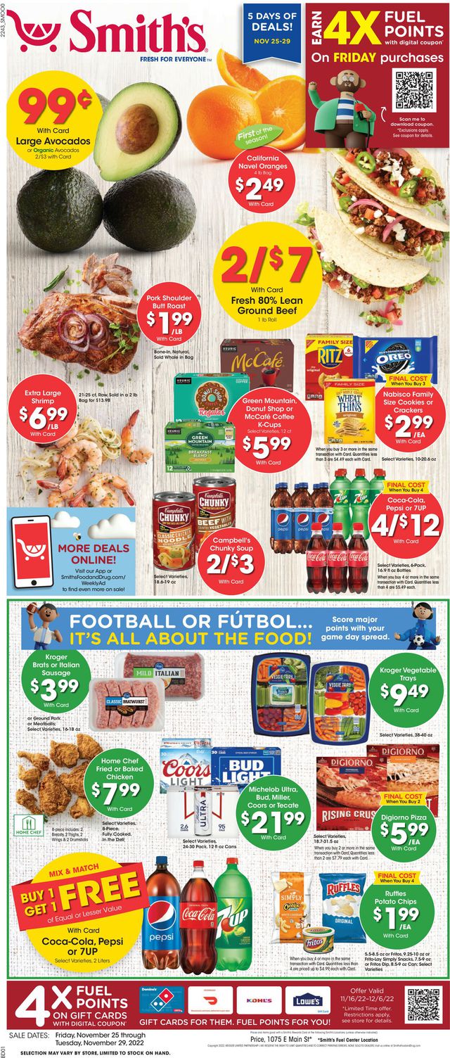 Smith's Ad from 11/25/2022