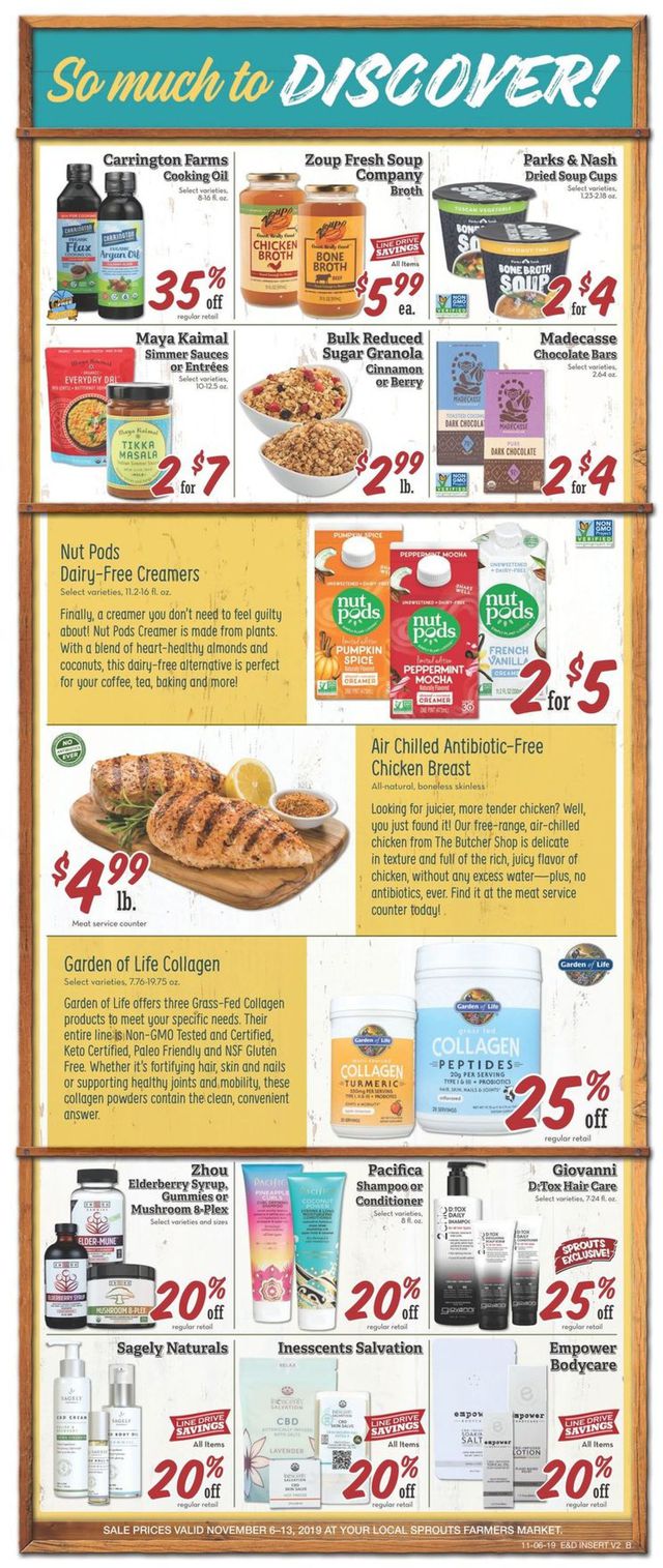 Sprouts Ad from 11/06/2019