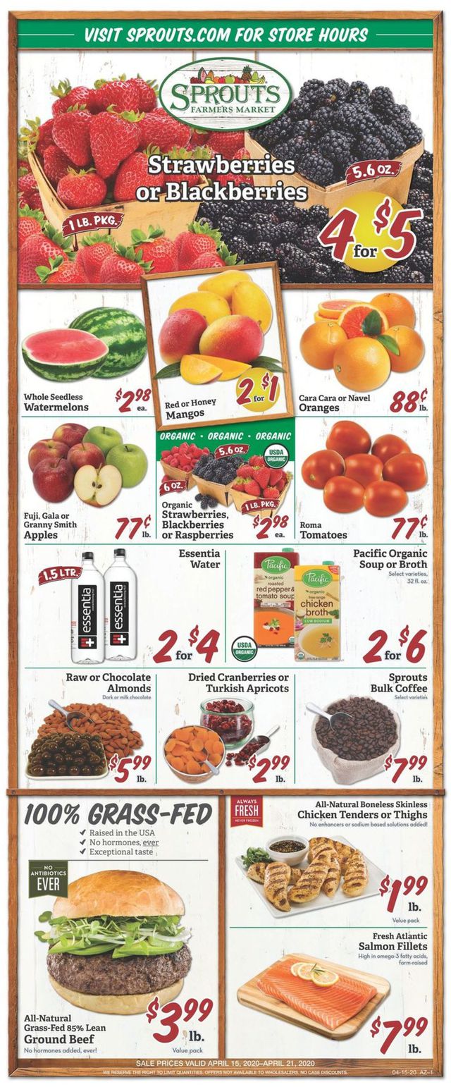 Sprouts Ad from 04/15/2020