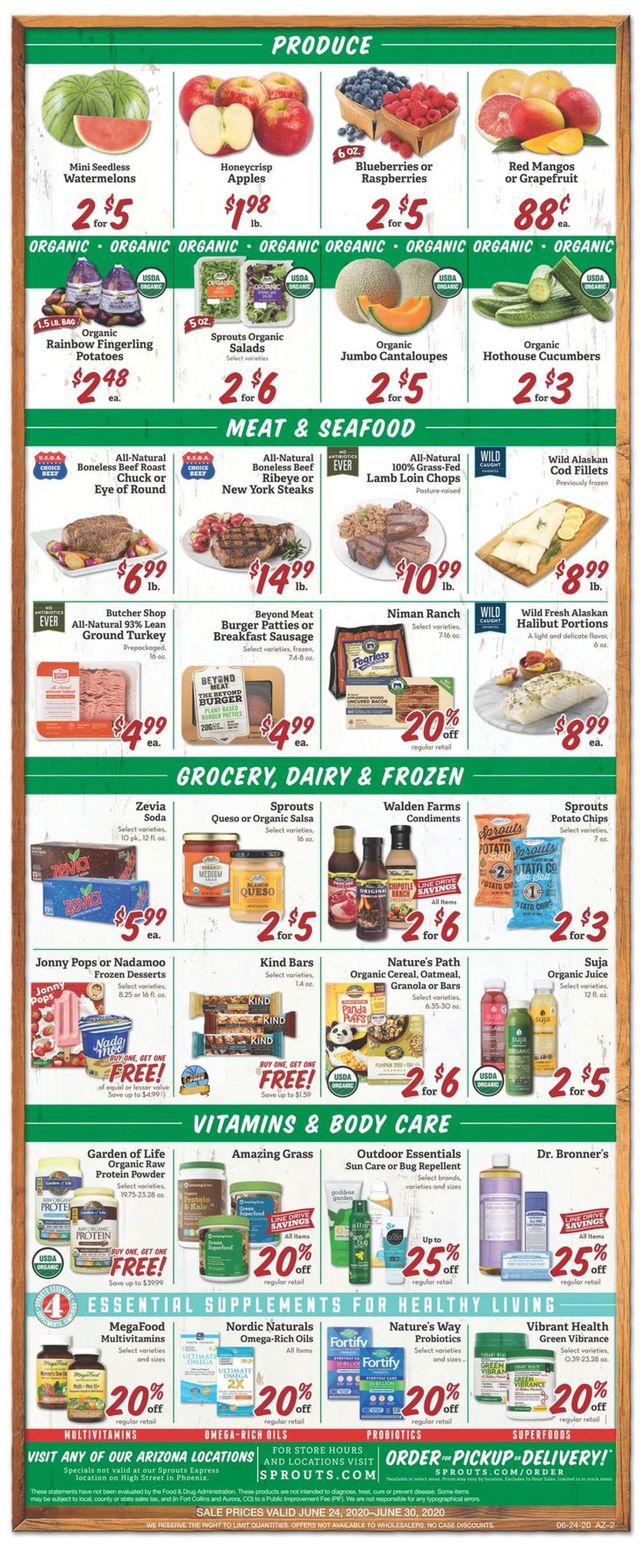 Sprouts Ad from 06/24/2020
