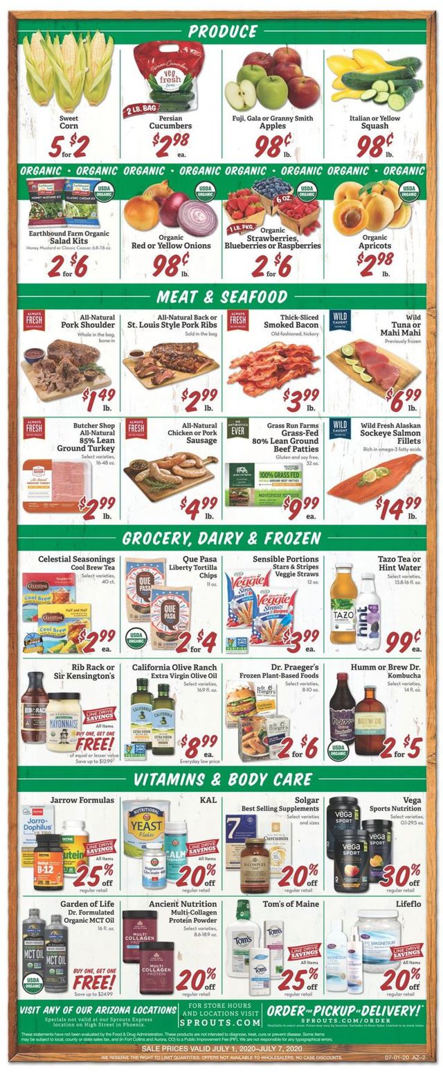 Sprouts Ad from 07/01/2020