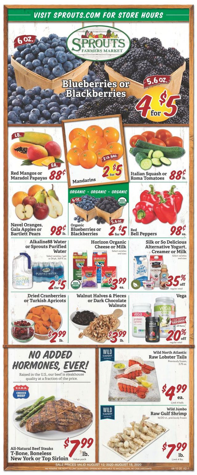 Sprouts Ad from 08/12/2020