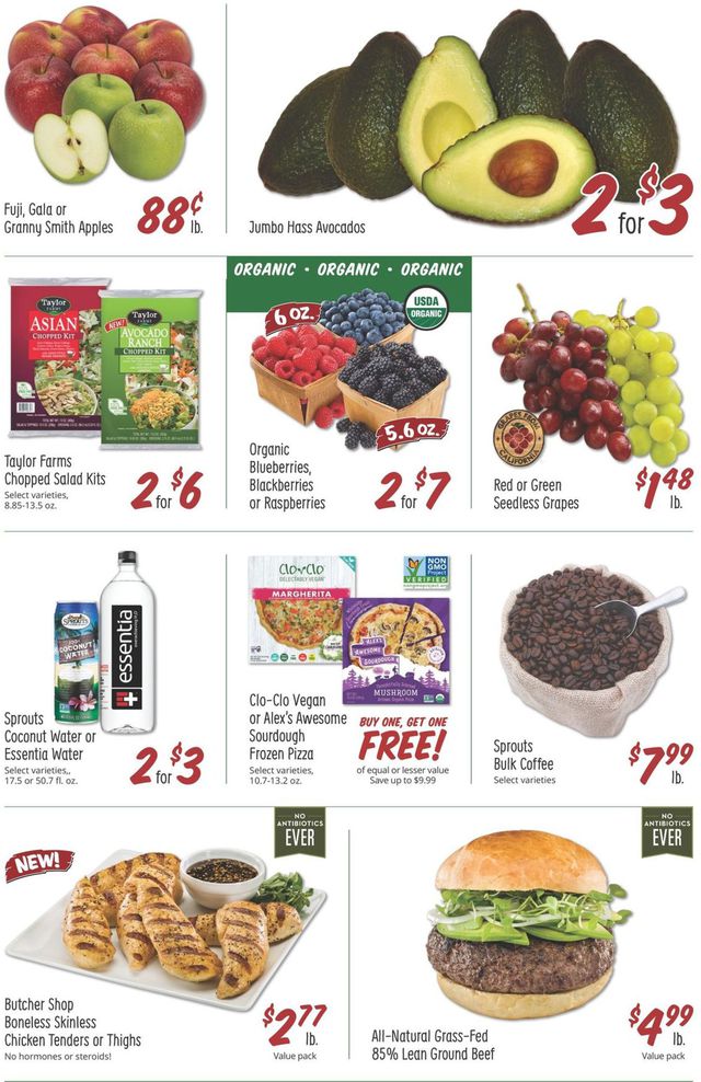 Sprouts Ad from 10/28/2020