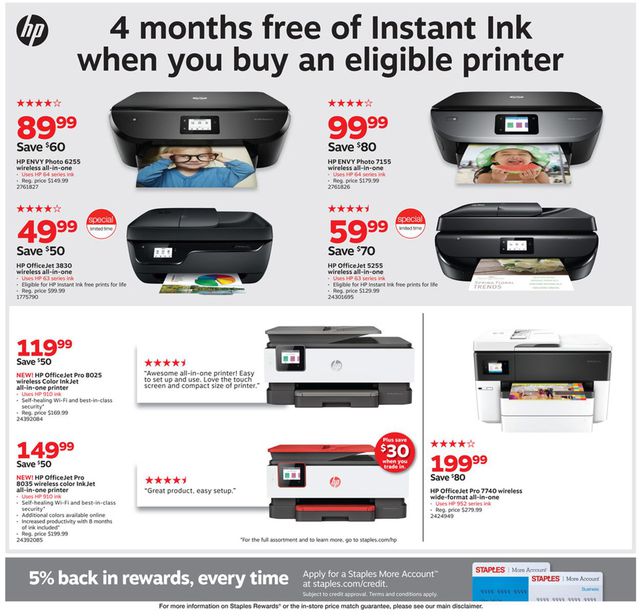 Staples Ad from 08/25/2019