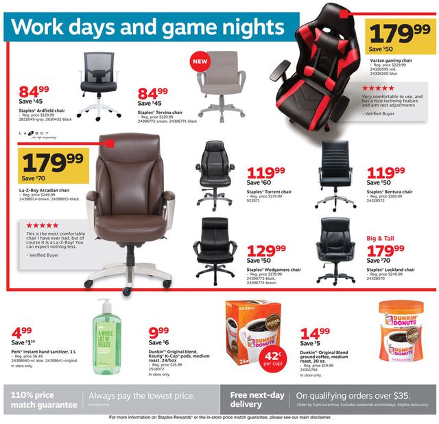 Staples Ad from 01/19/2020