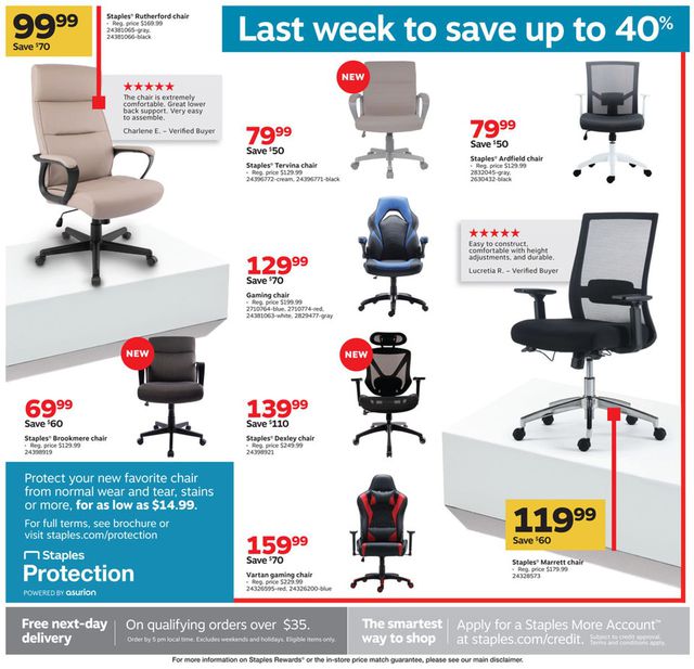 Staples Ad from 02/23/2020