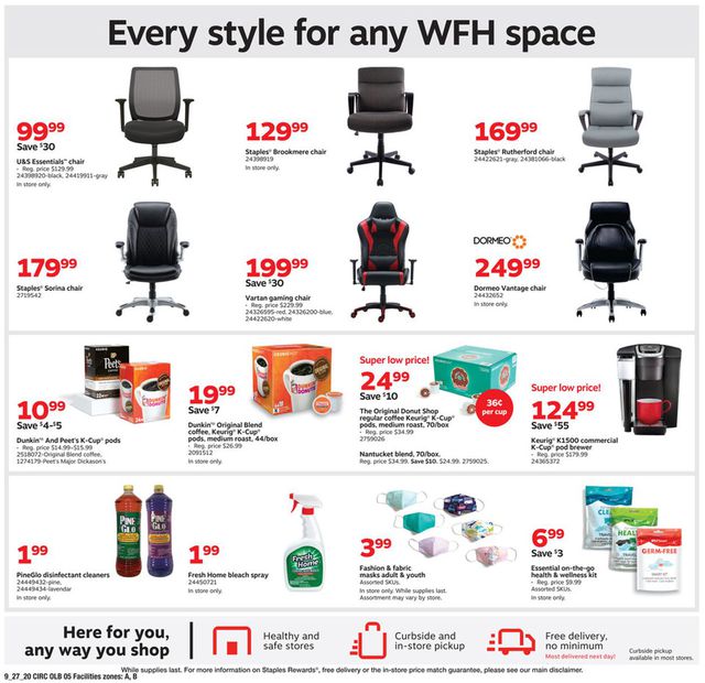 Staples Ad from 06/28/2020