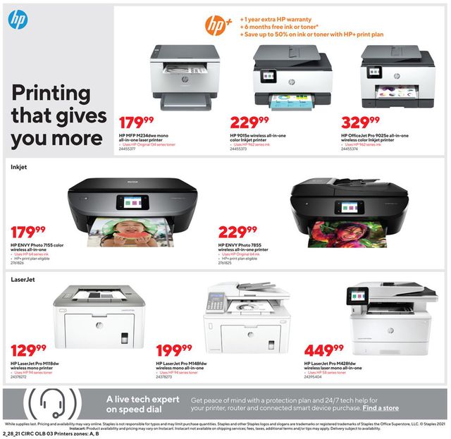 Staples Ad from 02/28/2021
